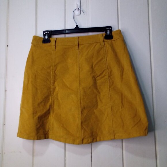 Re Generation by Celebrity Pink Skirt Juniors 11 30 Button Front Corduroy Brown - Picture 11 of 15